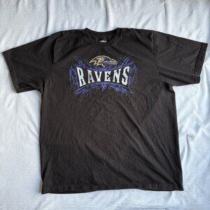 NFL Baltimore Ravens Black Graphic Tee Reebok Men's 2XL T-Shirt